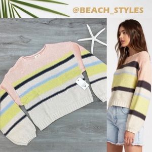 🔆BILLABONG🔆 SEEING STRIPES SWEATER